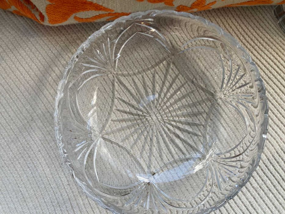 Кристална ваза,  кристална купа, стъклена ваза