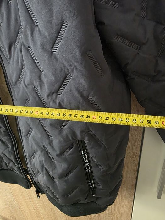 Geaca barbati iarna toamna, NOUA, marime XXL, calduroasa, gri inchis