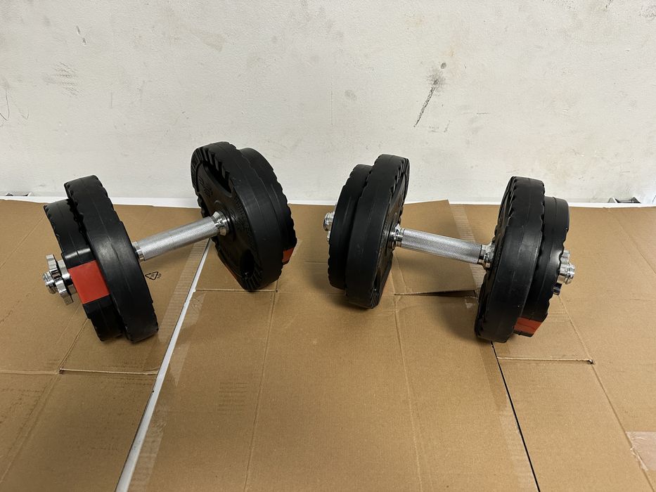 Gantere reglabile noi cu Grip 20 kg, 10+10=20 kg pret promo 200 ron