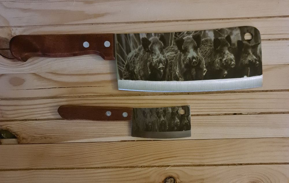 Set doua satare gravate