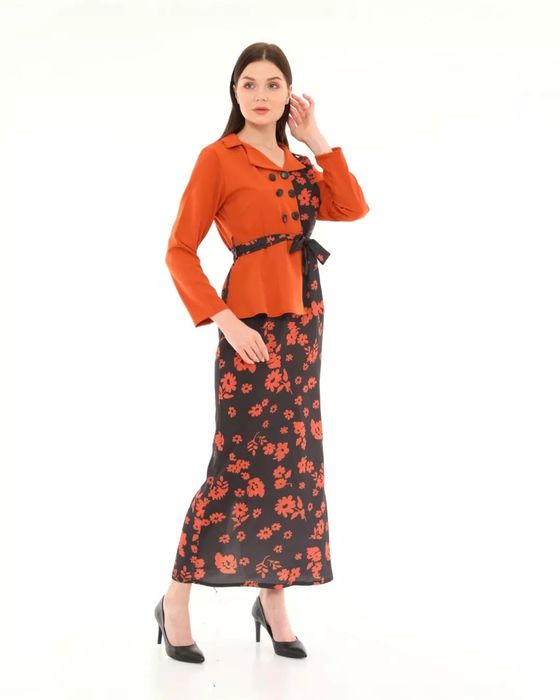 Романтичное осенние платье из Турции