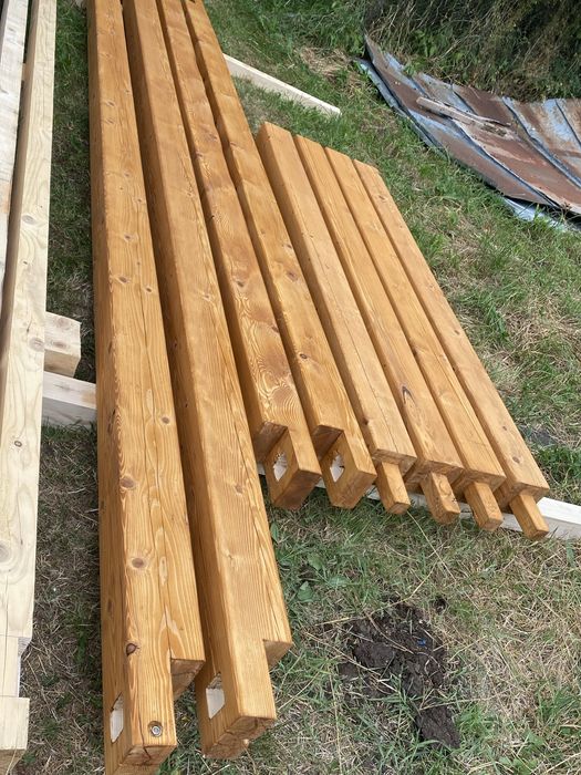 Foișor din lemn rasinos in doua ape  (4x5 m )