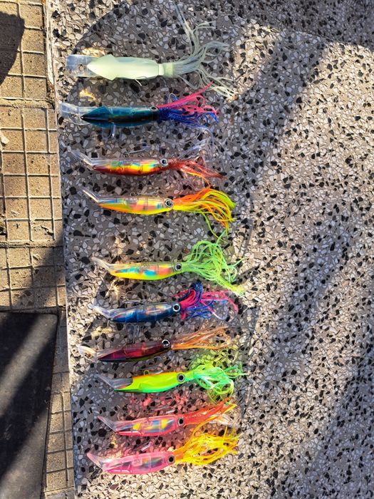 Морски примамки имитиращи калмари