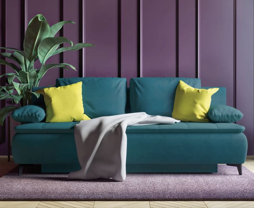 Canapea extensibila cu lada pentru depozitare