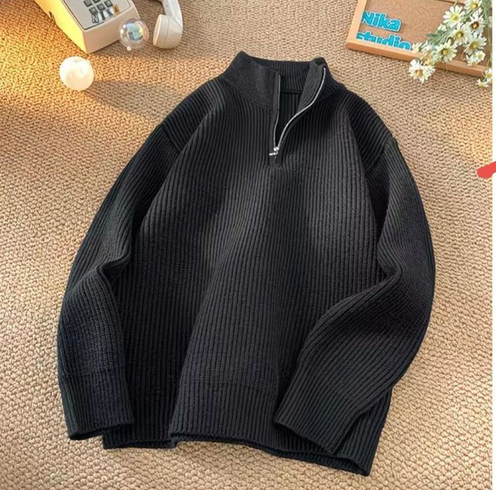 Теплый свитер с застёжкой, унисекс
         •Материал полиэстер.