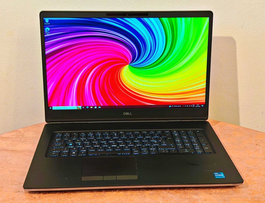 DELL Precision 7760/Intel Core i7-11850H/NVidia RTX A3000 6GB/16GB RAM/512GB SSD NVMe/17.3 Full HD IPS 100% DCIP-3  workstation работна станция