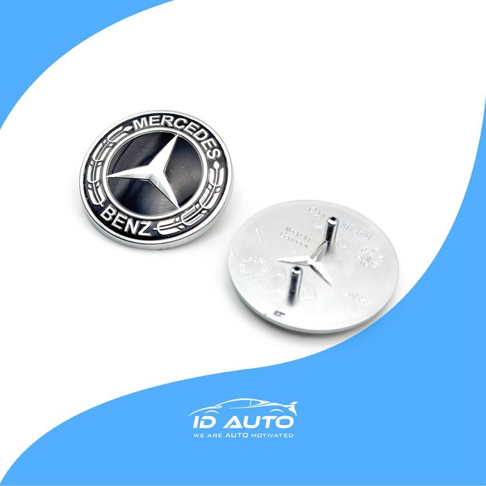 Емблема Mercedes Benz, предна тапа, мерник, мерцедес, с крачета