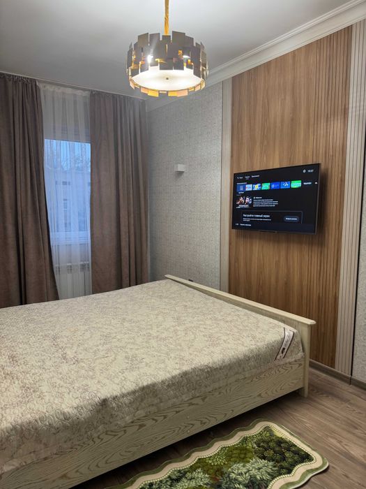 Посуточно 3-комн. квартира у метро Новза — 50 м, 2 станции до центра