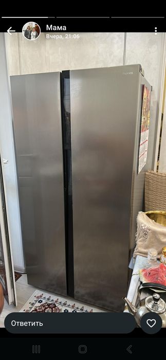 Стенка. Холодильник сатамын