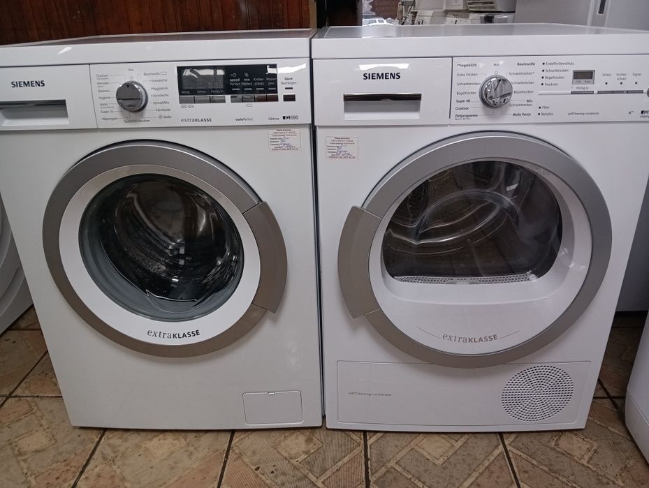 Комплект пералня и сушилня с термопомпа Сименс Siemens IQ590  Гаранция