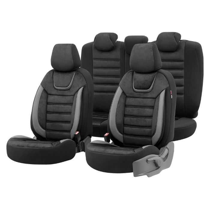 Тапицерия за кола Otom Iconic ICN702 (ЧерноСиво)
