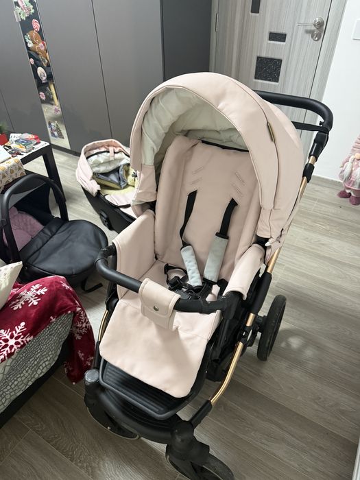 Krausman – Carucior 3 in 1 Storm Pink Shiny