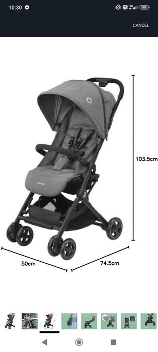 Чисто нова лятна колича Momcozzy