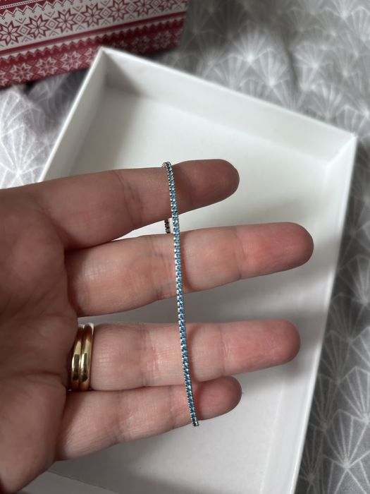 Bratara tennis argint