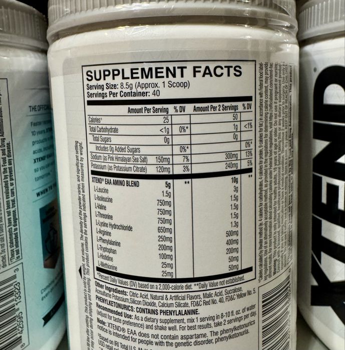 EAA Xtend, ВСАА аминокислоты