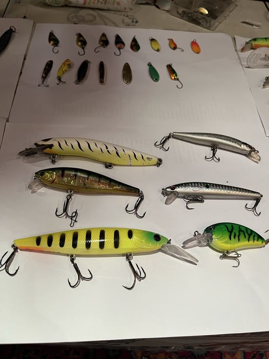 Bоблери,блесни и тапи за риболов