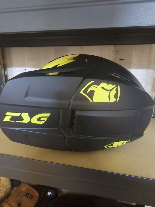 Casca TSG Sentinel Solid Color-Satin Blue Yellow