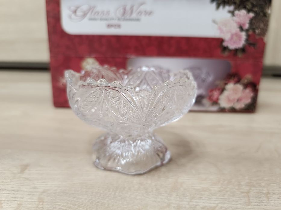 Комплект стеклянные вазочки