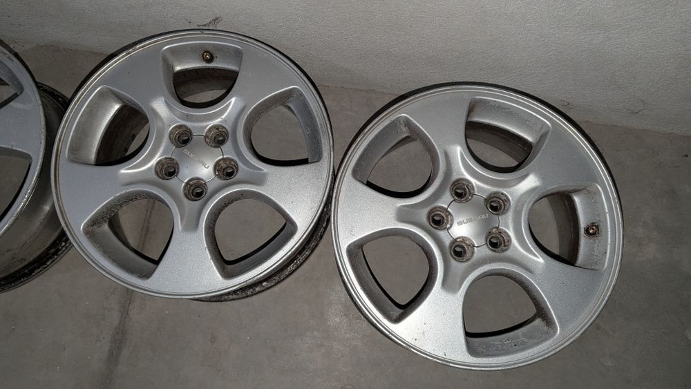 16" 5x100 Оригинални джанти от Субару Форестър