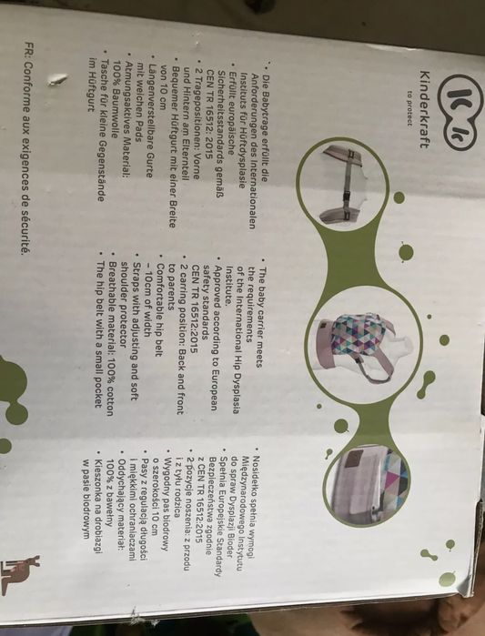 Kinderkraft Nino кенгуру,дрешки за момиче