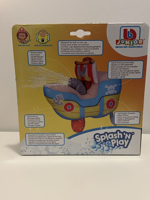 Jucarie apa: Barca pirat din material textil - B Junior.