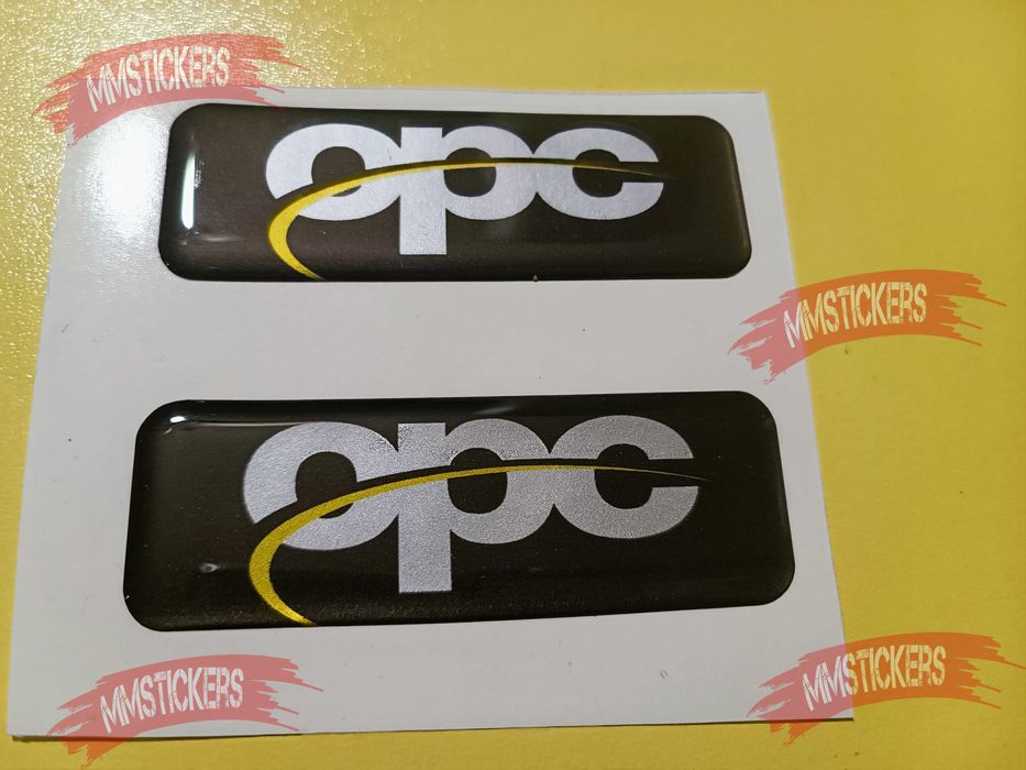 OPC Обемен стикер Сив металик / Автомобилен стикер