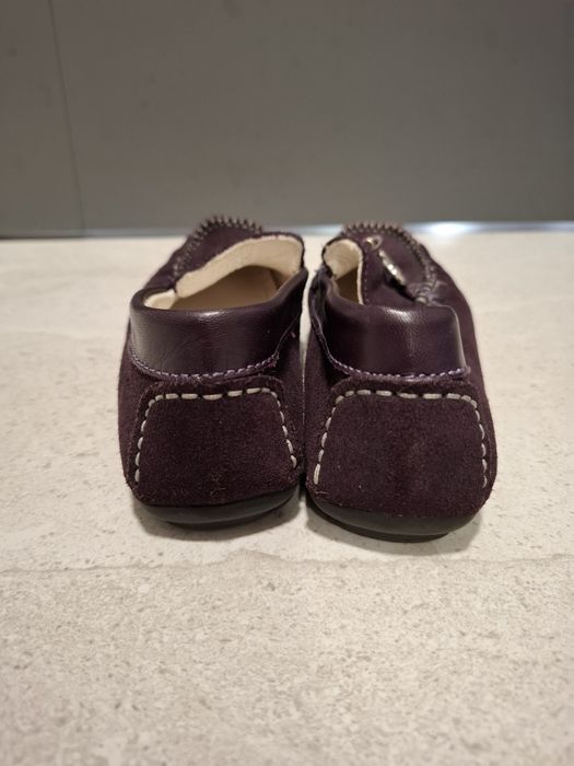 Mocasini mov din piele întoarsă Primigi marimea 33