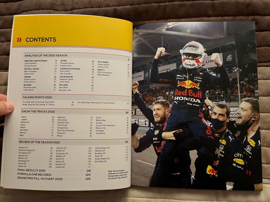 Годишник на F1 за сезон 2022г.