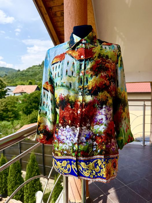 Camasa Dolce & Gabbana 100% mătase naturală