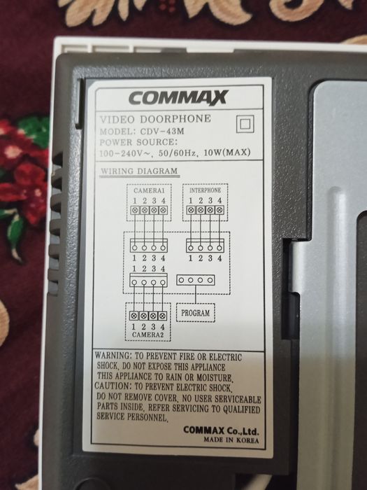 Продам домофон "commax " CDV 43M.Ремонт домафон-commax.Remont domofon.