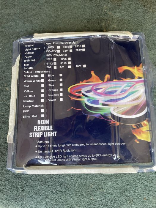 Лед неонова гъвкава лента