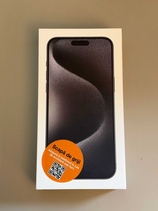 Iphone 15 Pro Max, 256Gb, black Titanium, sănătate baterie 86%,foarte bine întreținut