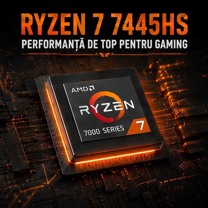 Laptop Gaming ASUS TUF A15 Ryzen 7 7445HS RTX 3050 16GB DDR5 144Hz