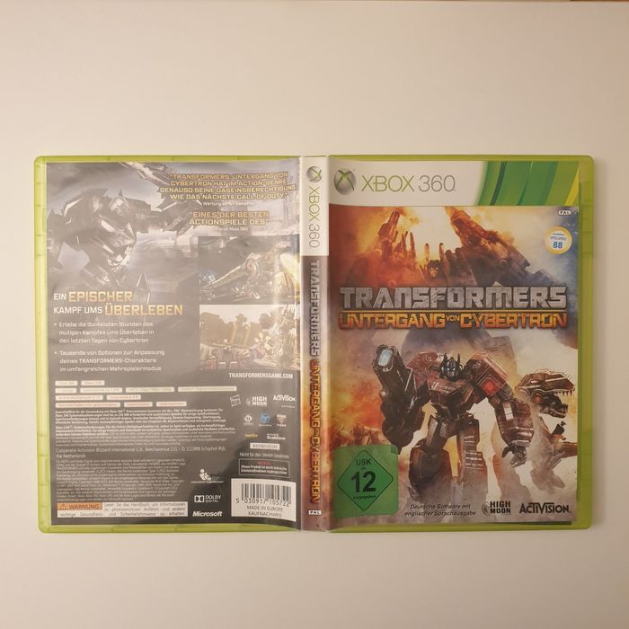 Transformers Fall Of Cybertron Xbox 360