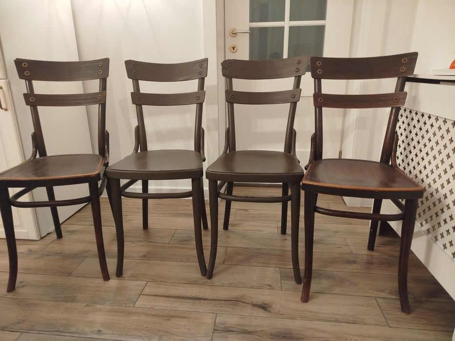 Scaune lemn Thonet Nr 3 cu stanță Thonet