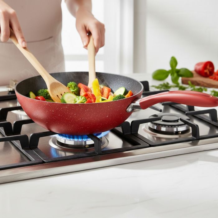 Уок тиган Voltz OV54420A28 Ø28 см – мраморно незалепващо покритие, инд