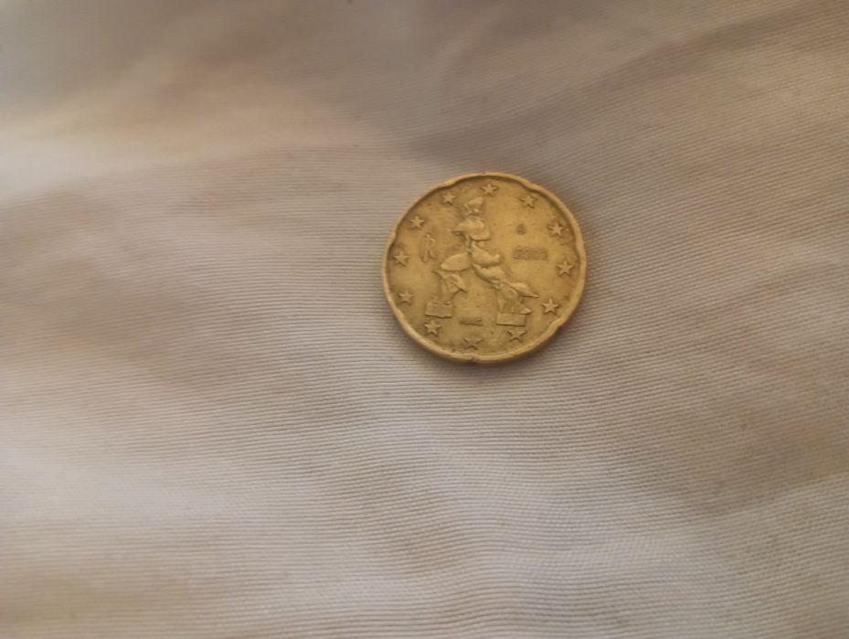 Moneda 20 euro cent rara