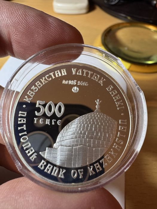 Серебряная монета Жошы Хан,24 гр