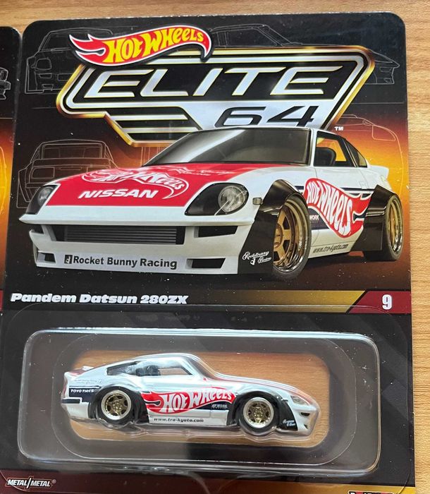 Hot Wheels Elite - BMW, Datsun, Porsche, Ford Mustang - с протектор