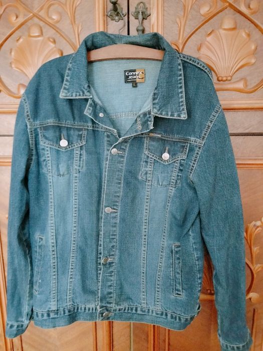 Geaca blugi barbat ,marimea  L ,  marca Connex Jeans