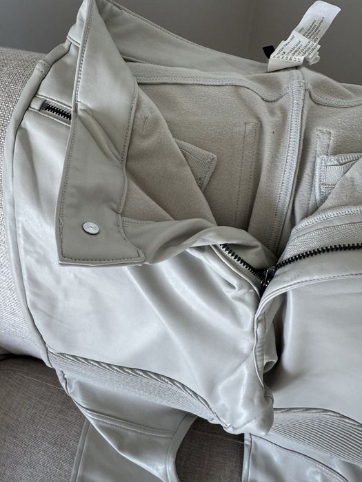 Pantaloni piele crem Calzedonia marimea S