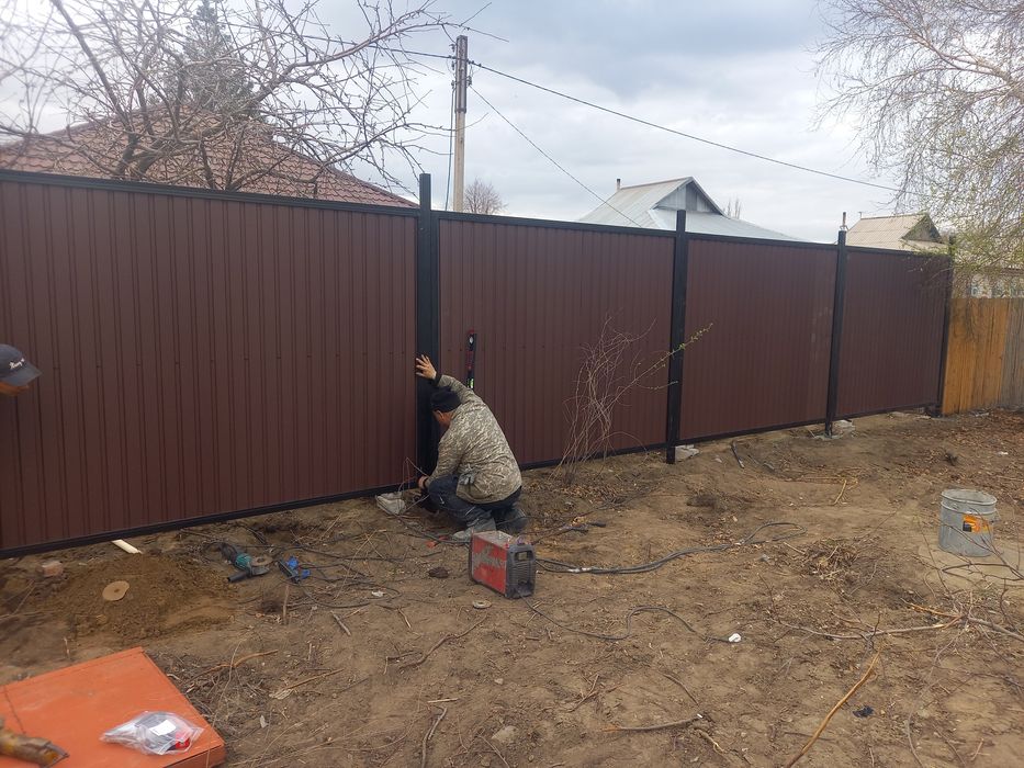 Заборы ворота под ключ