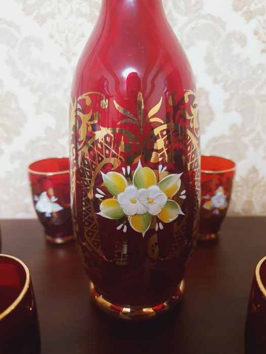 Прекрасный коньячный набор hand made