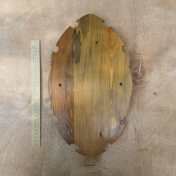 Деревянное зеркало с подставкой