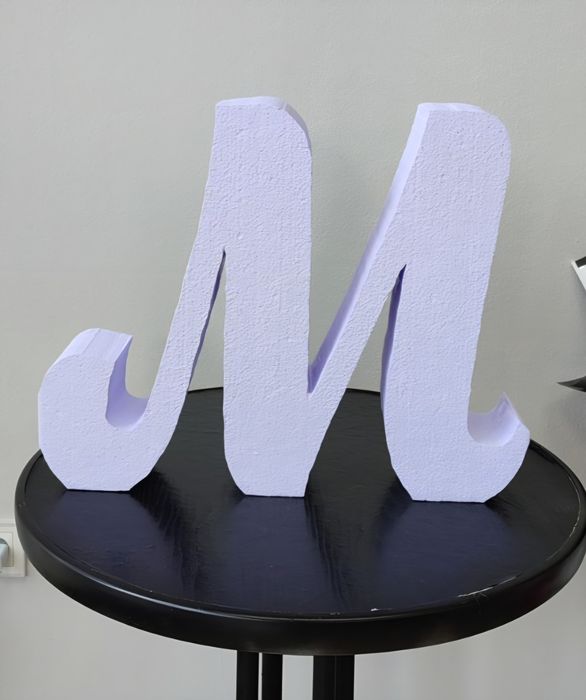 Персонализир надпис за декорация от стиропор, букви, цифри, фигури