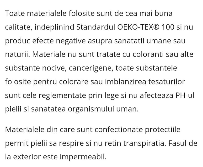 Protecție pentru sistem de purtare