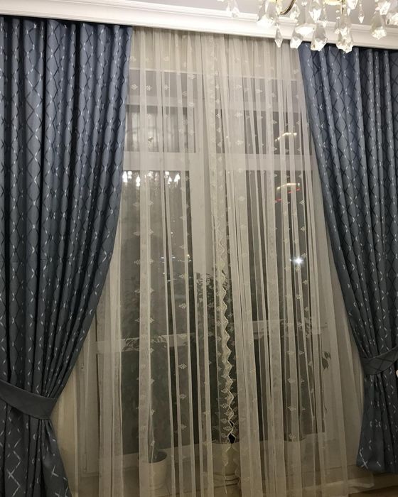 Шторы с тюлями в комплекте