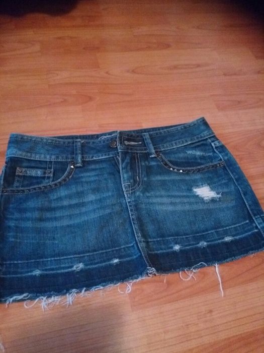 Fusta dama blugi mini