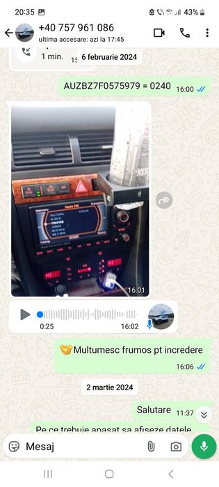 Decodare Radio navigatii auto online