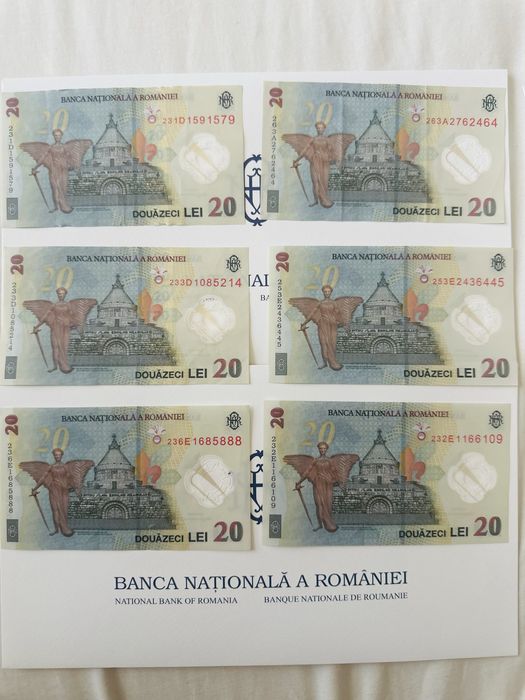 Bacnote Ecaterina detin mai multe serii unice